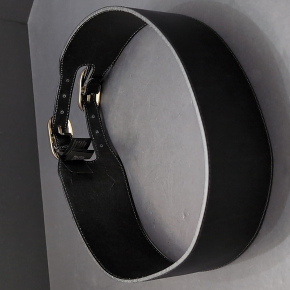 Zara Black Belt with Gold Buckles - Picture 4 of 11